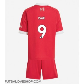 Dres Liverpool Alexander Isak #9 Domáci pre deti 2025-26 Krátky Rukáv (+ trenírky)